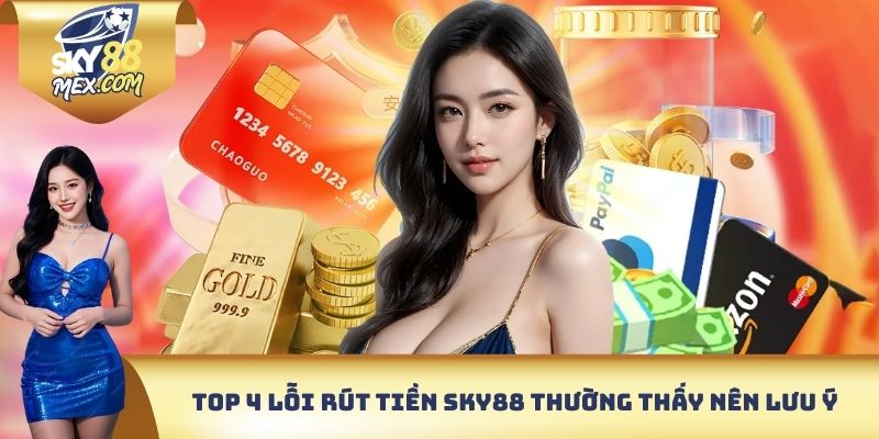 Rút Tiền Sky88 - Hướng Dẫn Toàn Diện Cho Người Chơi Top 4 lỗi rút tiền Sky88 thường thấy nên lưu ý